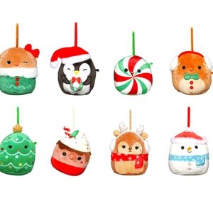 Squishmallows 4-inch Ornament Plush 8-pack Assorted